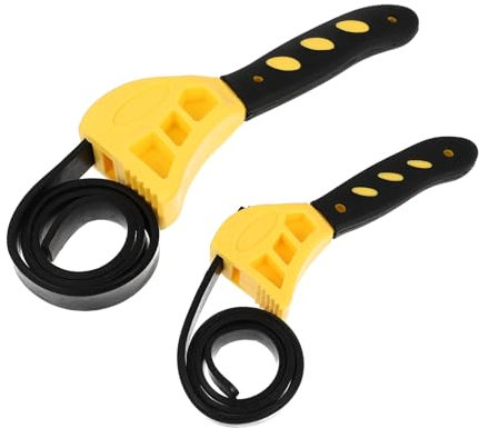 Artibetter 2stücke Teiliges Gummiband-schlüssel Gelb Vielseitige Ölfilter-zubehör Werkzeuge Für Auto Und Haushalt Rostbeständig Flexible Montage Reparaturhilfe