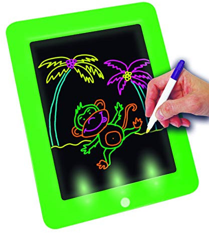 DIRECT TV OUTLET Fantastic Pads Original Visto en TV Pizarra Mágica con Luces Led y Cartones de Dibujo para Dibujar y Pintar Regalo para Niños Estimula la Creatividad , color/modelo surtido