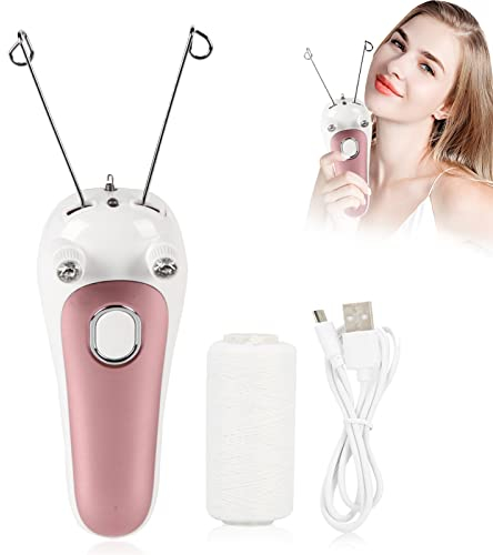 Epilatore per il filo facciale del corpo elettrico delle donne, dispositivo di rimozione dei capelli dell'infila fisico, tagliacapelli in filo di cotone per l'uso della gamba del braccio del viso(02)