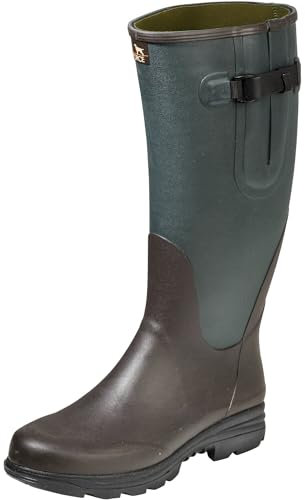 Parforce Gummistiefel mit Neoprenfutter NEO-2 Oliv/Braun 40