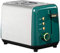 Daewoo Emerald Collection, Toaster 2 Slice, Removable Crumb Tray With Gold Accents