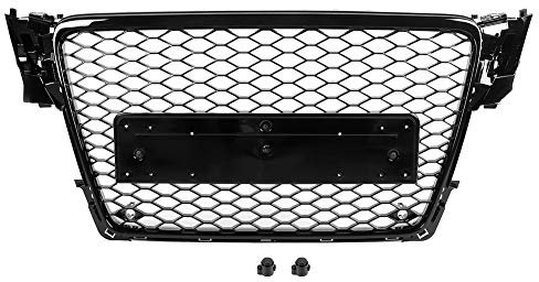 Auto Kühlergrill, RS4 Style Kühlergrill Sport Mesh Hood Grill Fit für A4/S4 B8 2009-2012