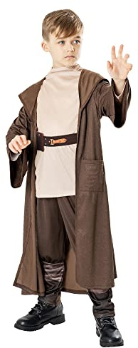Rubie's Official Star Wars Obi Wan Kenobi Series - Obi Wan Kenobi Deluxe Child Costume, Kids Fancy Dress