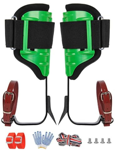 Baumkletterspikes, Baumklettern Steigeisen, Bäume Artefakt Steigeisen Für Bäume Set, Baumklettern Ausrüstung für Baumpfleger Baumkletterer Absturzsicherung