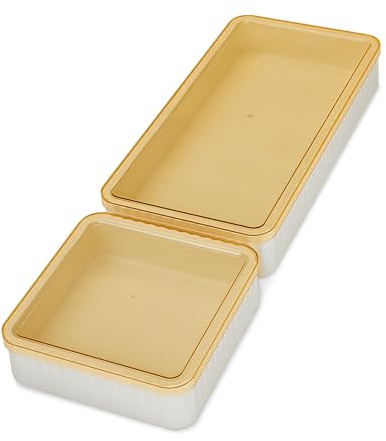 Cravings by Chrissy Teigen Silicone Baking Pans Set, Nonstick Bakeware Set for Meal Prep and Serving Dishes, 2 Trays, 2 Lids, Oven Safe to 450 Degrees