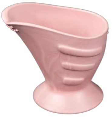 Hoppediz CamoCup - Vaso para aprender a beber, adecuado para todos los bebés y niños con limitaciones sensoriomotoras, cuarzo rosa