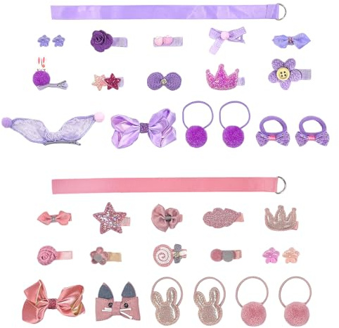 36 Piezas De Ropa De Cabeza Infantil, Accesorios Creativos Para El Cabello Lindos, Decoraciones De Peinado, Suministros Para Aderezos Para Niñas, Regalos De Niñas.