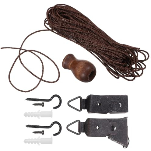Cabilock Kit De Accesorios para Persianas Enrollables con Cuerda Repuesto Fácil De Instalar para Cortinas del Hogar Interior Y Exterior