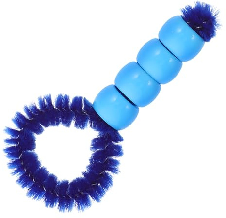 ELAYARD Navel Cleaning Brush Blue Beads, Small Practical Belly Button Cleaner Tool for Personal Hygiene, Household Navel Brush for Gentle Cleaning and Care