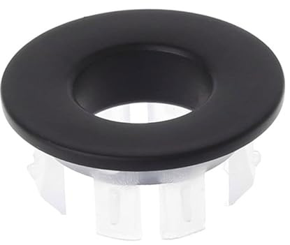 Anello di troppopieno per lavello da bagno con fori per inserto per lavabo da bagno Tappo di troppopieno