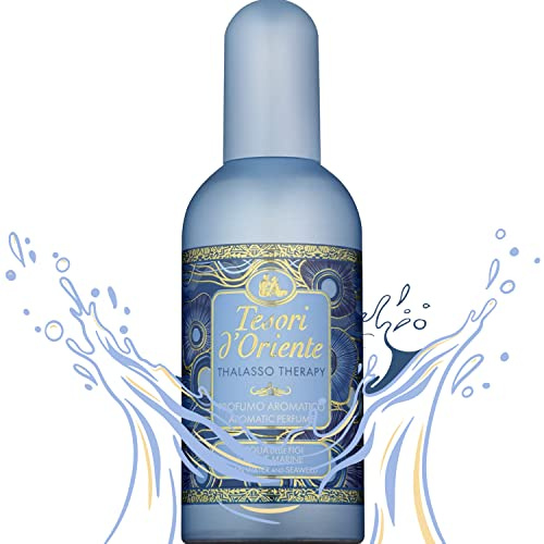 Tesori d'Oriente - Perfume aromático Thalasso Therapy, con fragancia marina, notas de bergamota, lavanda, pachuli y almizcle blanco, 100 ml