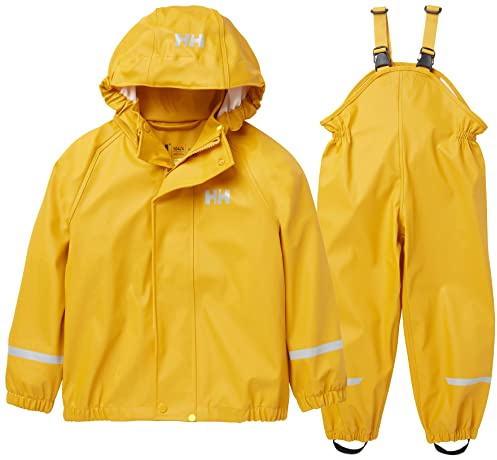 Helly Hansen Kinder Unisex K Bergen 2.0 PU Regenset, Essential Gelb, 5