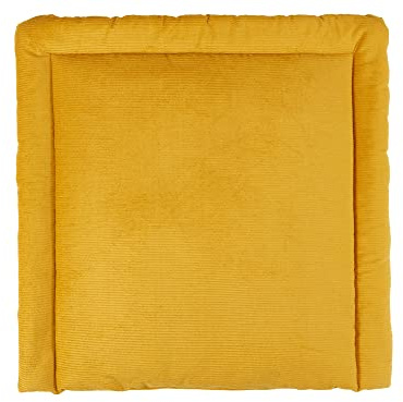 KraftKids Cambiador en pana ancha, color amarillo, 60 x 70 cm