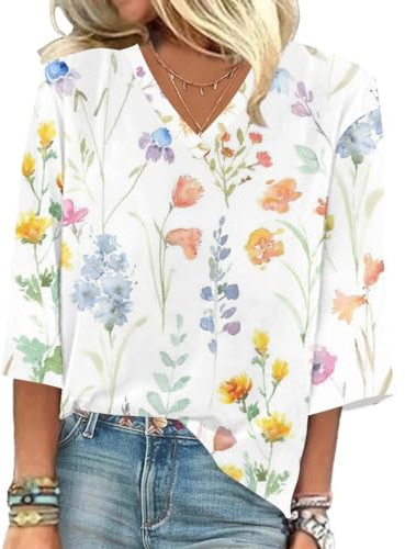 Chemisier Femme Coton Tunique Grande Taille Top Femme Chic Et Élégant Haut Femme Chic Et Elegant Ete Blouse Femme Manche Longue Chic Vêtement Tunique Femme Grande Taille Jaune 3XL