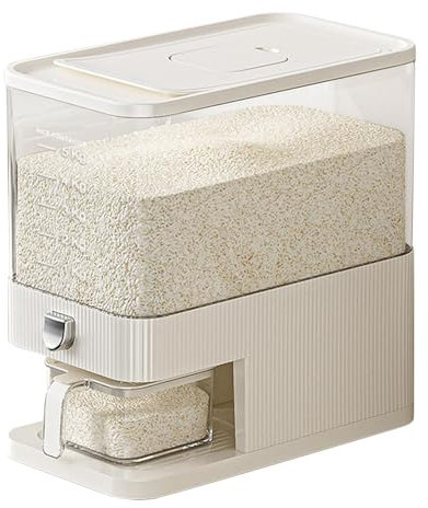 Soporte para Arroz, Dispensador de Arroz - Dispensador de arroz sellado de gran capacidad | Soporte para arroz de cocina, contenedores multifuncionales para almacenamiento de alimentos secos para orga