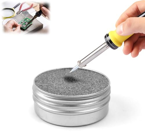 Lötspitzenreiniger Lötspitzen Reaktivator Oxidierter Lötzubehör Reinigung Spitzen Cleaner Lötkolben Zubehör (Nettogewicht: 30g Dose)