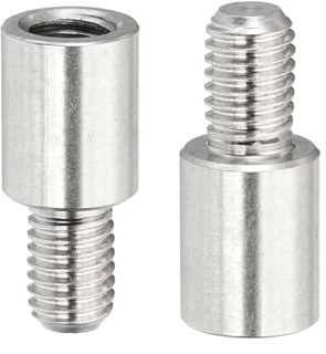 PATIKIL 2 Pcs M8x20+12mm Stainless Steel Standoff Extension Posts Screws,Metric Male Female Thread Adapters Spacer for PCB,Quadcopter Drone,Computer & Circuit Board Assortment Kit