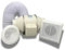 AirTech-UK FlowMax Turbo Inline Bathroom Extractor Fan Kit Run on Timer - 4 inches 100mm Duct Opening - High Power – Silent Extractor Fan For Bathroom – 1 Speed - Loft Ceiling Mounted