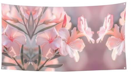 WBQLSL oleandro - Striscione decorativo per feste di compleanno, adatto per feste di compleanno, sfondo decorativo da parete