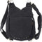 GURU SHOP Ethno Rucksack/Ethno Schultertasche, Unisex - Erwachsene, Schwarz, Baumwolle, 30x30x13 cm