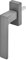 Fenstergriff CUBE anthrazit 120 x 22 mm Vierkant 7 x 7 mm Fenstergriffolive von SOTECH