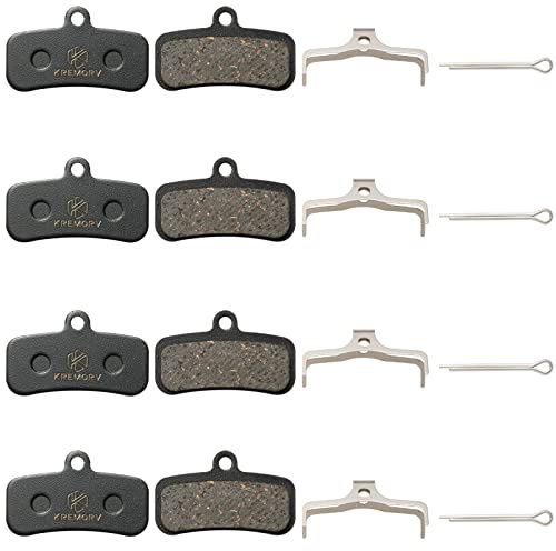 KREMORV Bremsbeläge Fahrrad MTB Scheibenbremsbeläge für Shimano D02S D03S Saint BR-M810 M820 M6120 Deore XT M8020 M8120 ZEE M640 XTR M9120 SLX M7120 Tektro HD M735 M745 M750 TRP SL Slate T4 Quadiem