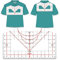 T-Shirt Lineal Leitfaden für Shirt, Shirt Lineal zum Zentrieren des Design, T Shirt Messwerkzeug mit Heizband für Transferpresse, Sublimation, Wärmeübertragung Acryllineal für alle Größen