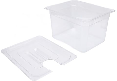 Contenitore Sous Vide 12L con Coperchio e Griglia, Kit Completo per Cottura a Bassa Temperatura, Compatibile con la Maggior Parte delle Macchine Sous Vide