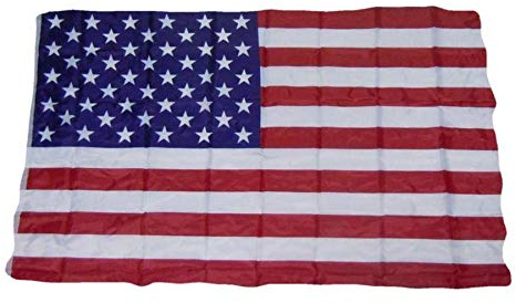 R&F srls Bandiera Stati Uniti USA Nazionale Tessuto Misura Standard 90 X 150 cm