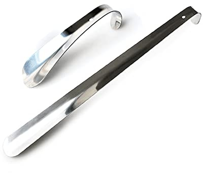 EKdirect 2pcs Stainless Steel Shoes Horn Set 42cm and 15cm Long