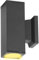 Aigostar Lampada da Parete Esterno Impermeabile IP65, GU10 Alluminio Up Down Lampada da Parete Esterni, Applique Moderna, Luce Esterno per Esterno Muro Portico Corridoio Terrazza, Nero