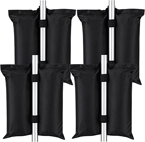 LATERN 4 Stück Pavillon Gewichte Taschen, Heavy Duty 600D Baldachin-Zelt Gewichte Tasche 100LBS Sandsäcke für Pop Up Canopy Zelt Sonnenschirme Terrassenzelte Regenschirm Gartenleiter