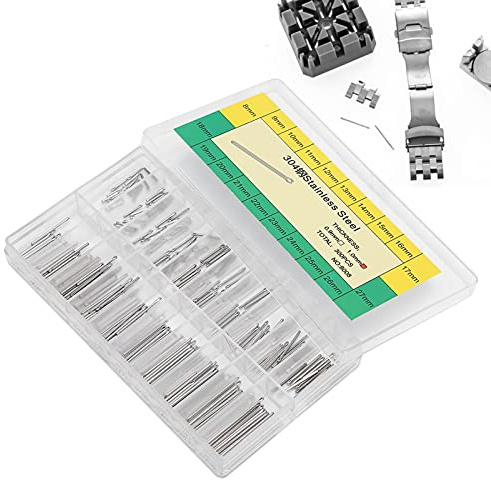 Perni Divisibili per Cinturino per Orologio da Polso da 1 Mm, Assortimento di Parti di Orologi in Acciaio Inossidabile 8‑27 Mm Accessori per la Riparazione di Orologi per Orologiai