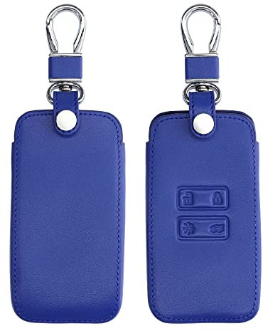 kwmobile Custodia Compatibile con Renault con 4 tasti Smart Key (solo Keyless Go) - Cover Chiavi Auto Protezione Copri Telecomando - Copri Chiave Copertura blu