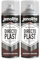JENOLITE Directoplast Gloss Spray Paint | ESPRESSO BROWN | 2x400ml | Paint for Plastic Surfaces | For All Types Of Plastic | No Primer Required Multi Surface Paint | Spray Paint for Plastic | RAL8017
