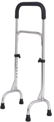 GAORUTO Altezza Regolabile per Camminare, Telaio Zimmer in Acciaio Leggero per Anziani, ausili per Camminare in Piedi, deambulatore Portatile