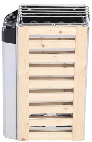Kavolet Poêle de Sauna en Acier Inoxydable, 3kw, Type de Contrôle Interne, Outil de Chauffage pour Salle de Sauna, 220V