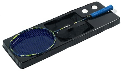 WANGBINGXING Badminton Set Racchetta da Badminton in Fibra di Carbonio 32 libbre, con Impugnatura e Corda, Articoli Sportivi Professionali(1Pcs Blue Boxed)