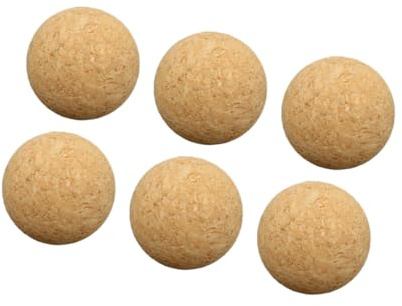 ABOOFAN Futbolín De Madera 36mm Bolas De Fútbol De Mesa 6 Piezas para Pie De Niño Accesorio Juguete Infantil Ocio Casa Día Lluvioso