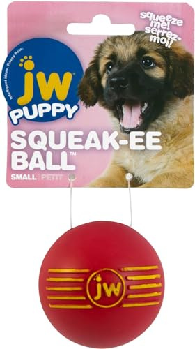 JW PET ISqueak Squeaker Dog & Puppy Fetch Chew Toy SMALL BALL 3 PACK