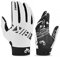 INBIKE MTB Handschuhe Herren Fahrrad Freizeit Vollfinger Lang Fahrradhandschuhe Sommer Atmungsaktiv Touchscreen Radhandschuhe Für Moutainbike Downhill Motocross Rennrad Radsport Weiß L