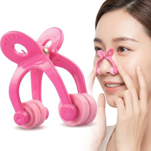 FOMIYES Clip De Levage De Nez Outil De Redressement Pour Femmes Pince Beauté Confortable Et Sûre Ajustement Parfait Pour Nez Élancé Et Harmonieux Rose