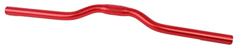 VBESTLIFE Guidon élévateur à Pignon Fixe en Aluminium, Guidon de Vélo de Route de 25,4 Mm à 520 Mm pour Fixie à Vitesse Unique, Cyclisme de Banlieue avec Alliage 6061, Finition Argent Mat pour Piste