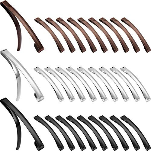 30 Pièces Barrettes Métalliques bombées à Centre Ouvert Pince à Cheveux Antidérapante en Métal pour Filles et Femmes, Couleurs Assorties