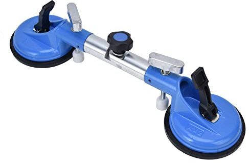 Ventosa in Vetro, Impugnatura per Piastra a Vuoto Resistente Ad Angolo Regolabile Sollevatore per Sollevamento in Vetro, Pavimento, Finestra, Piastrelle, Parabrezza, Granito