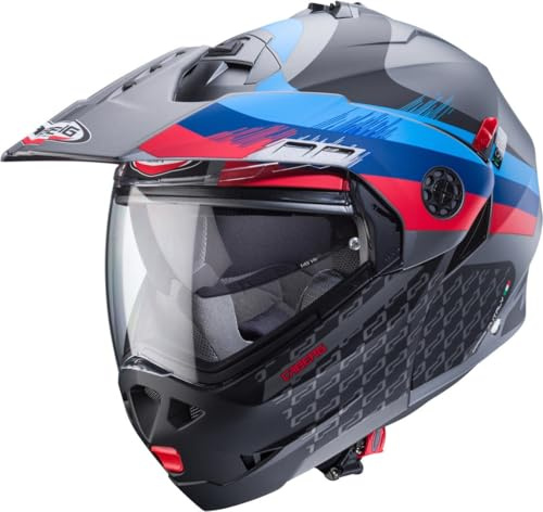 CABERG Helmet TOURMAX X SARABE MATT Gun Metal/Black/BMW Colors XL