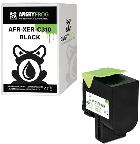 Angry Frog 1x Toner Kompatibel C310 BK für Xerox C 310 C 315 Series