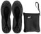 JUSZT FASHION, Fold up Shoes (Black Plain, UK Footwear Size System, Adult, Women, Numeric, Medium, 3)