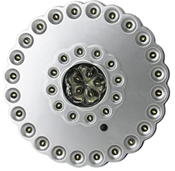 jojofuny Luces para Carpas al Aire Lámpara con Sombrilla de 41 Led 3 Niveles de Brillo Inalámbrica para Acampar Barbacoas Reuniones Familiares