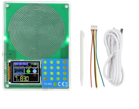 Generatore di segnale di funzione, dispositivo a onda sinusoidale regolabile da 0,01 Hz a 200 kHz con schermo a colori, per generatore di impulsi Schumann Wave (modello plug-in)